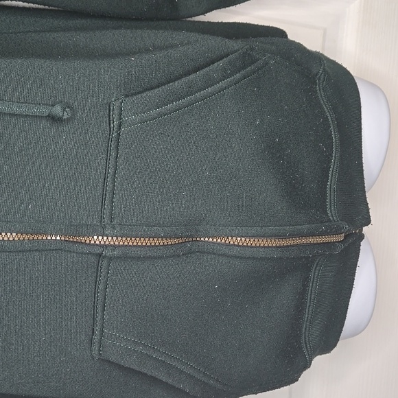 Cozy Alaska Green Zip Hoodie Mens SM - Picture 4 of 5